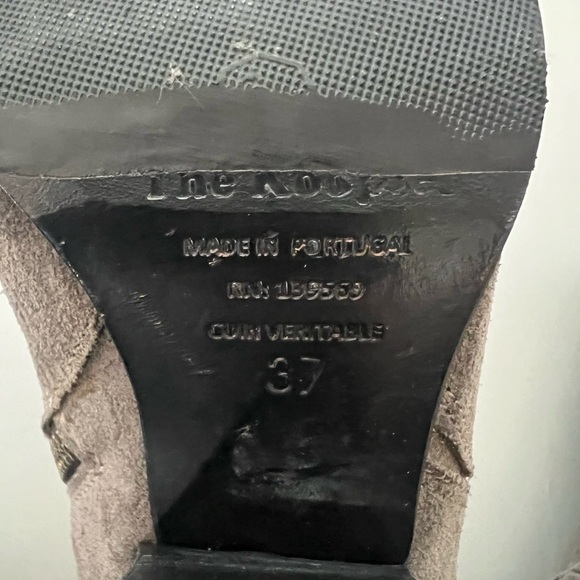 The Kooples Ankle Boots Gray - Leather Snake Print - Picture 9 of 12